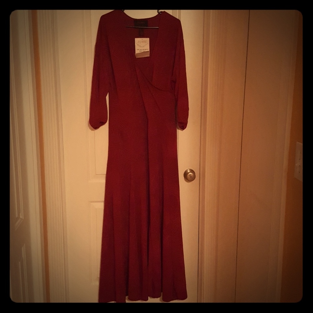 Burgundy Dress